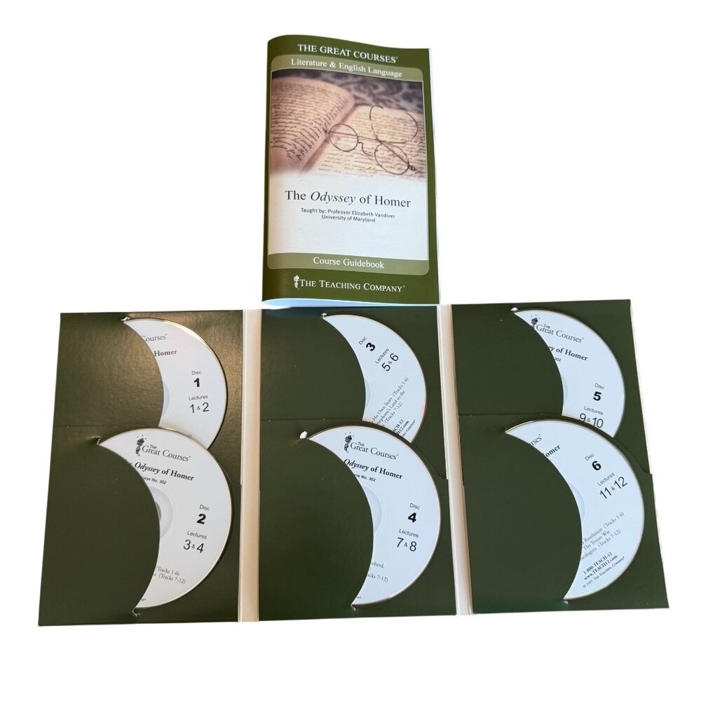 Great Courses The Odyssey of Homer CDs Guidebook Elizabeth Vandiver Literature - Picture 3 of 3